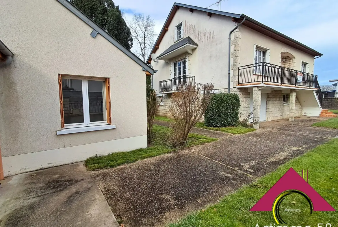 Vente d'un ensemble immobilier - Maison et studio à 13 km de Nevers 