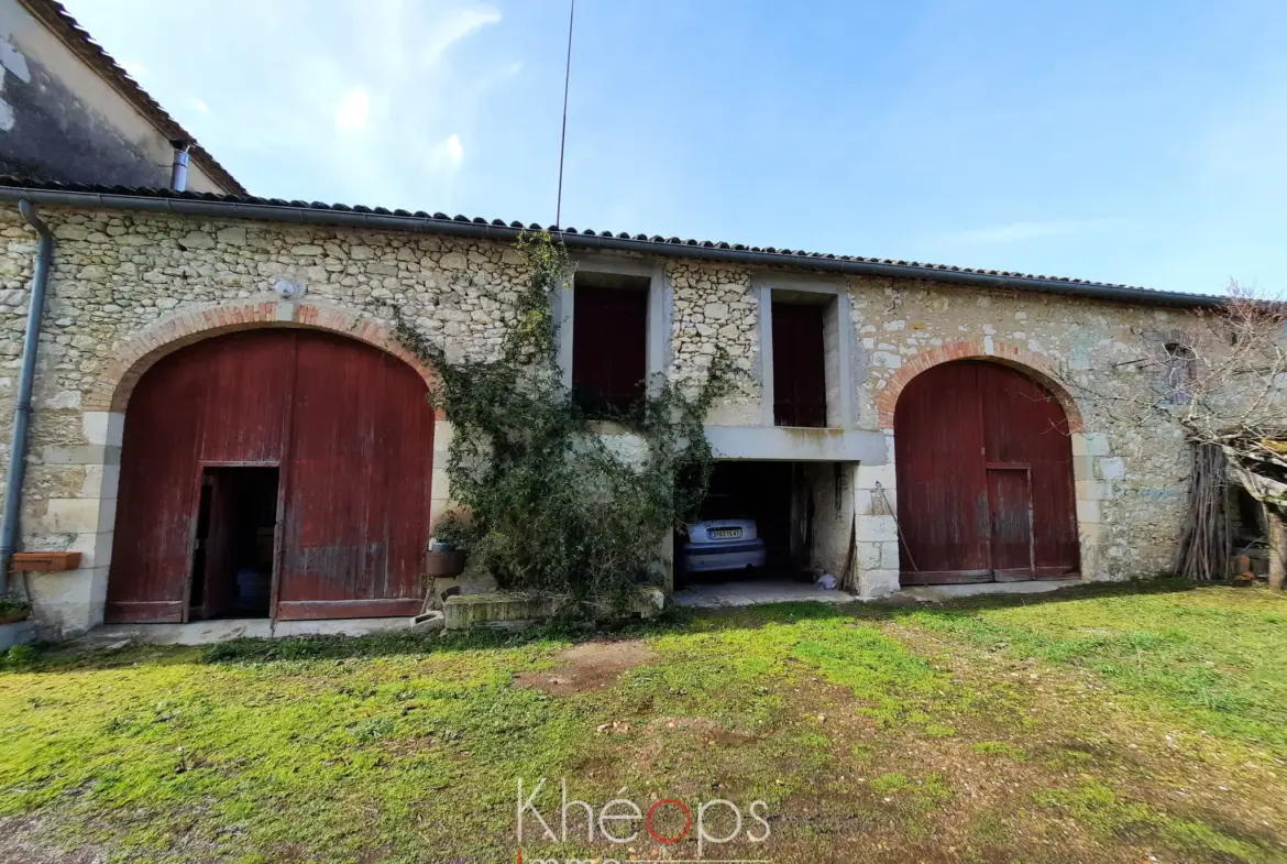 Maison de Campagne en Pierre à Duras - 5 Chambres, Terrain de 1.5 Hectares 