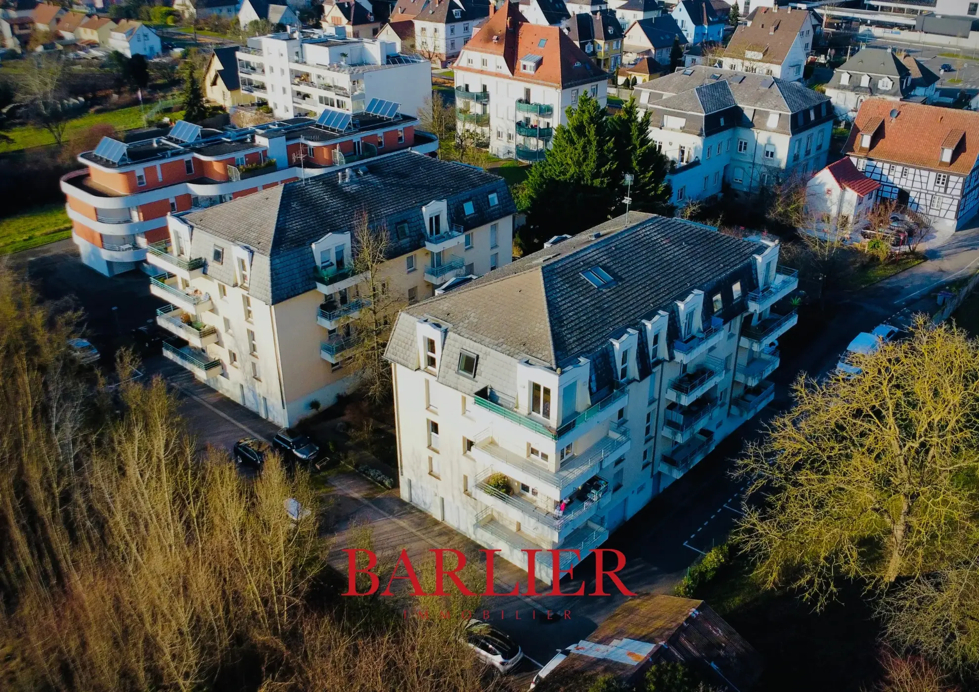 Appartement 4 pièces lumineux à Erstein avec balcons et garage 