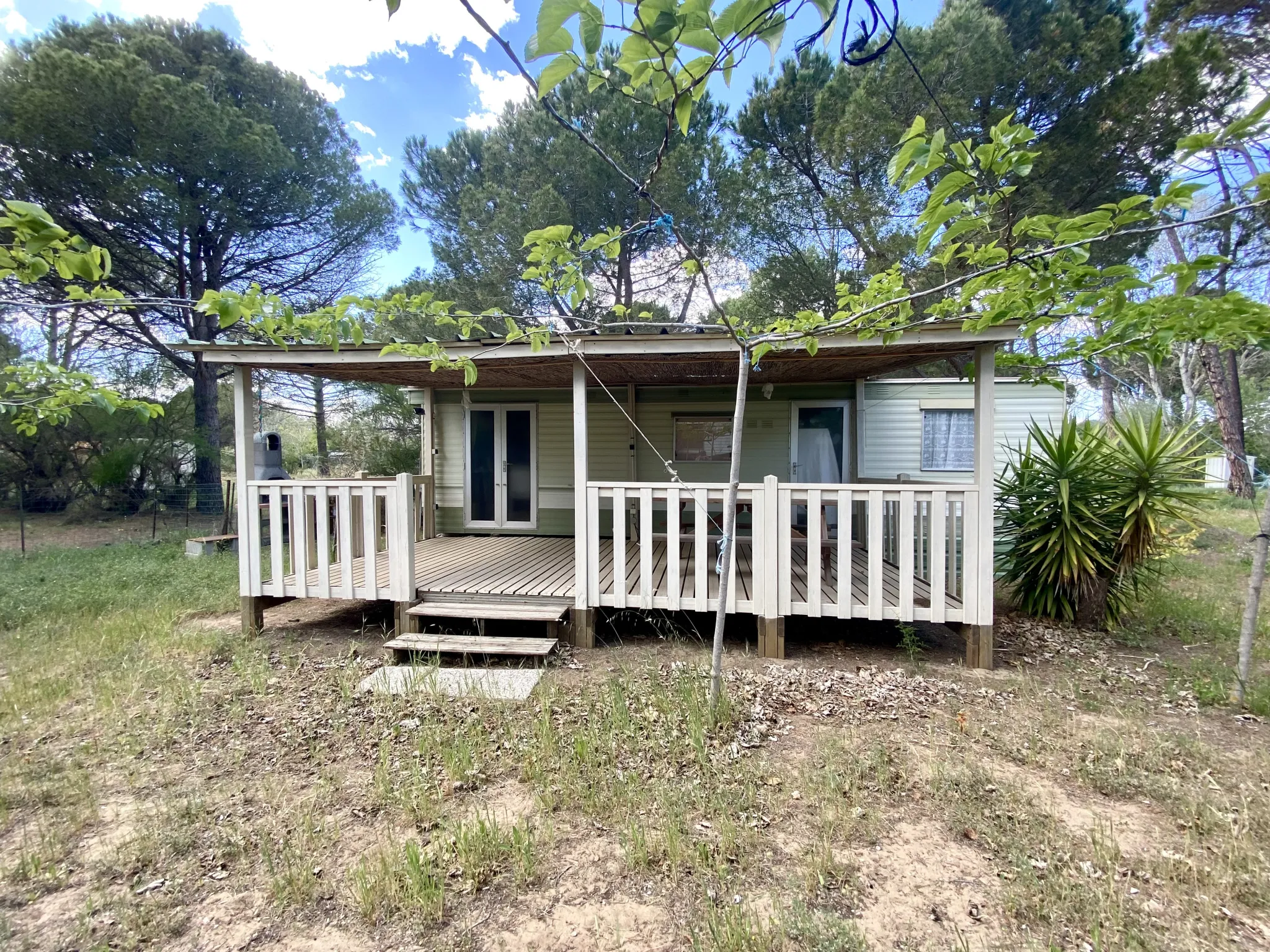 Terrain de loisir de 1614 m² avec 3 mobil-homes à Vias Plage 