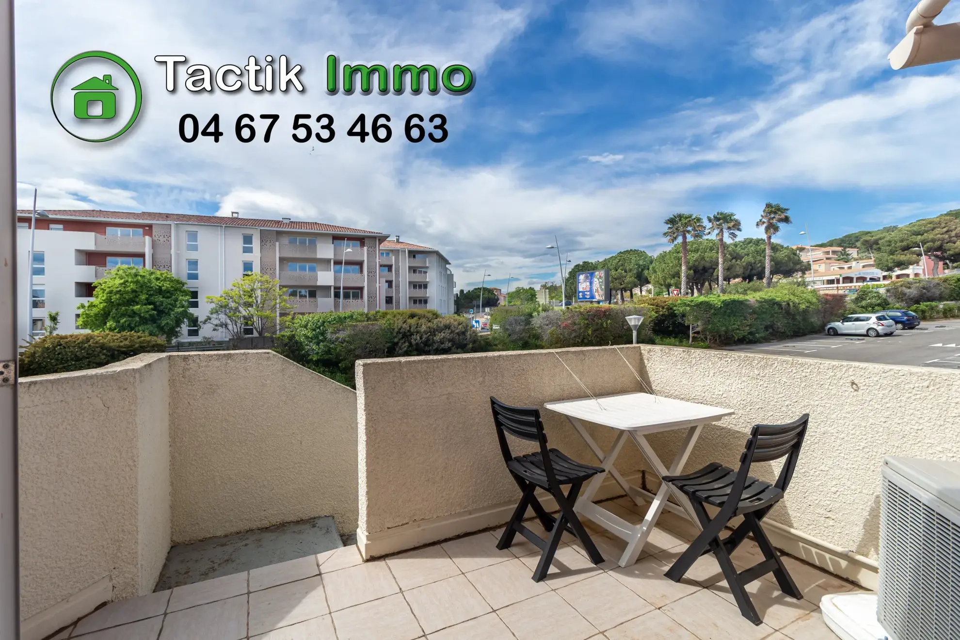 Appartement 2 pièces avec terrasse et parking à Sète, quartier Corniche 