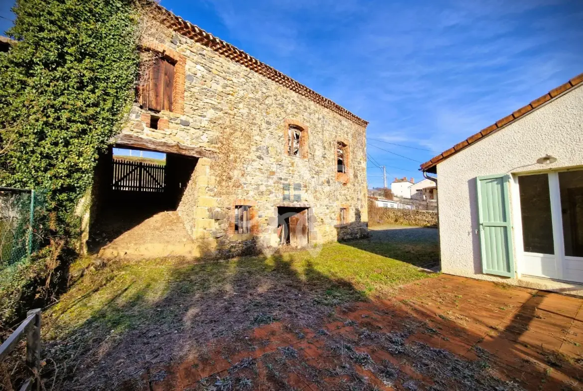 Maison en pierre avec accès à la rivière à Lavoute-Chilhac 