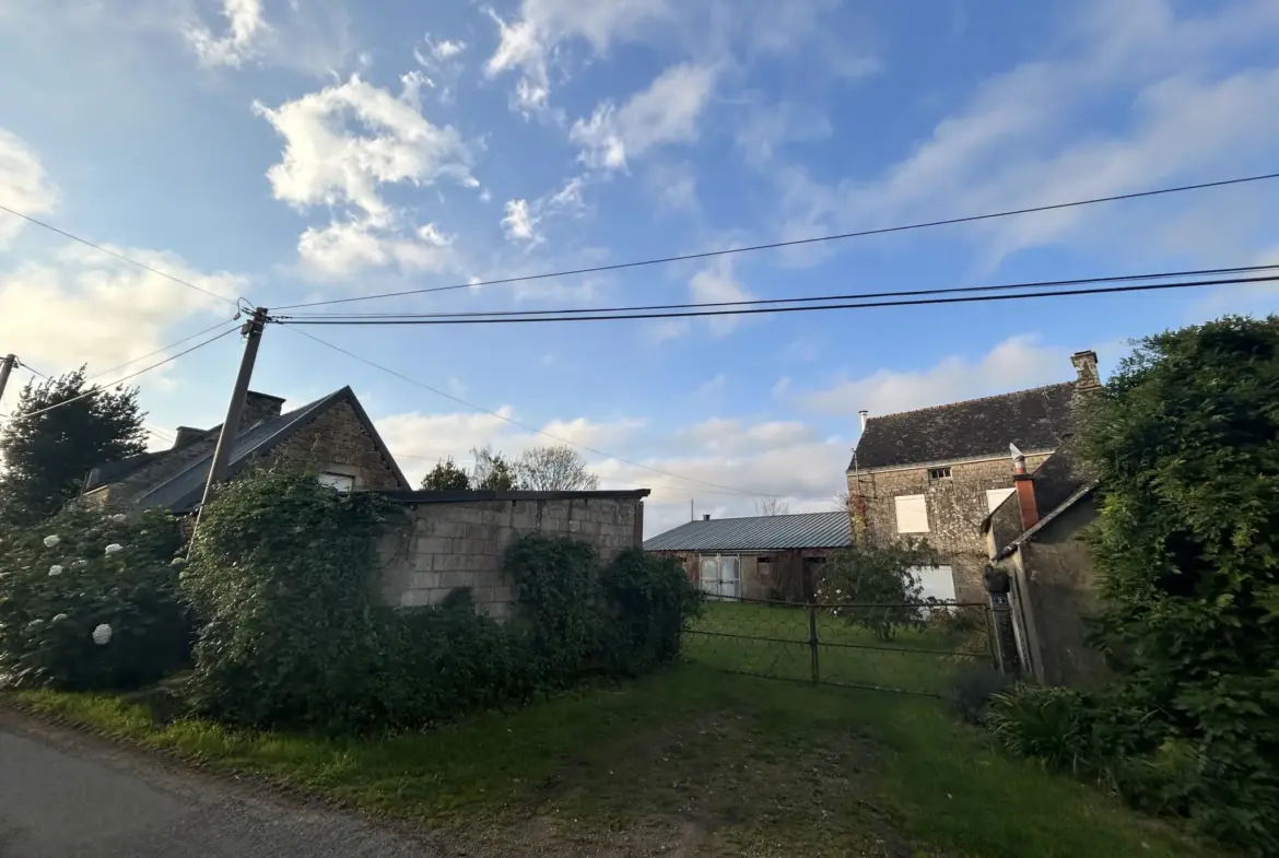 Vente d'une maison de village à Melrand avec un fort potentiel 