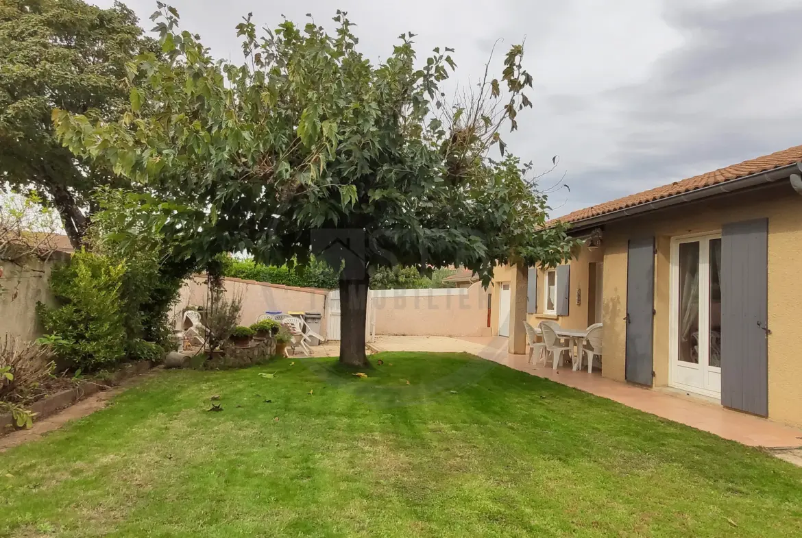 Belle maison rénovée de plain-pied à Portes-lès-Valence 