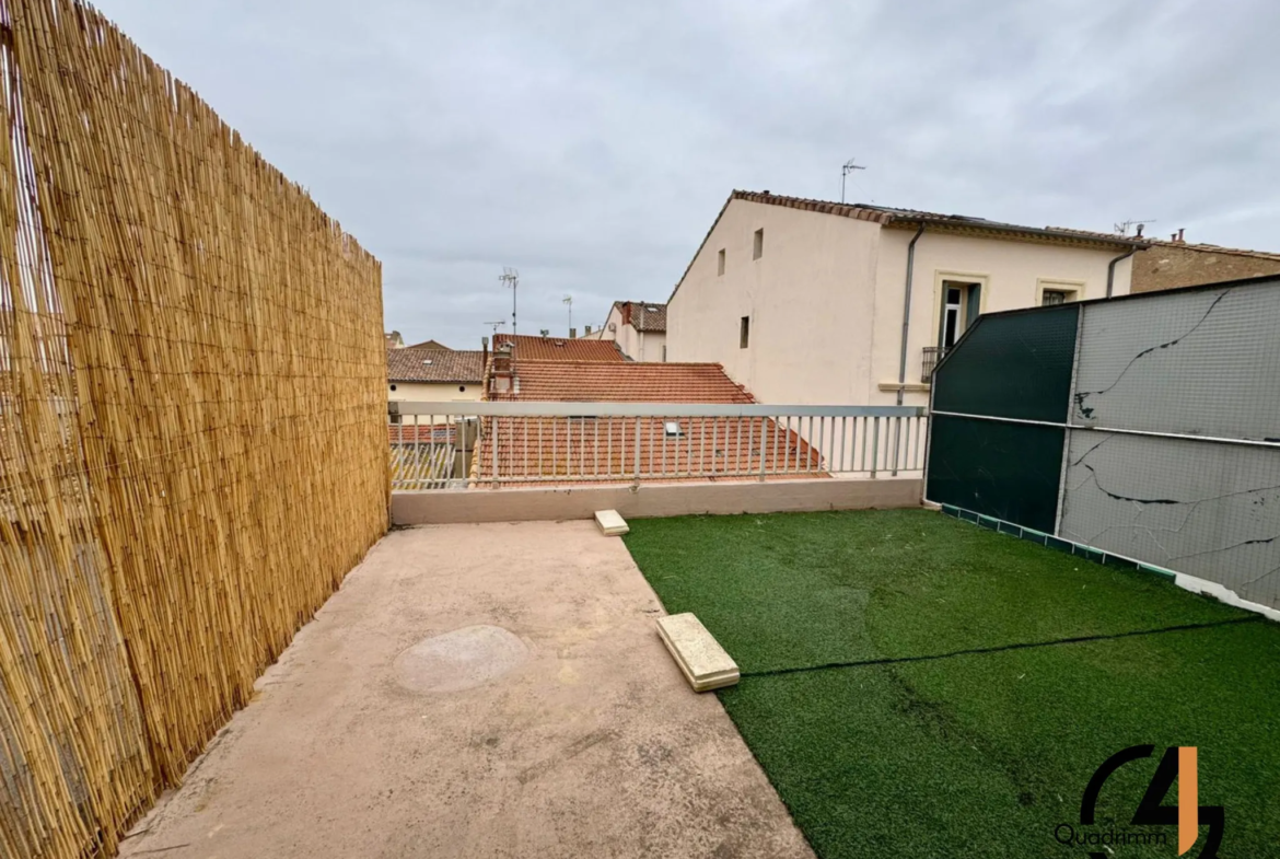 Appartement T2 lumineux à Béziers avec terrasse 