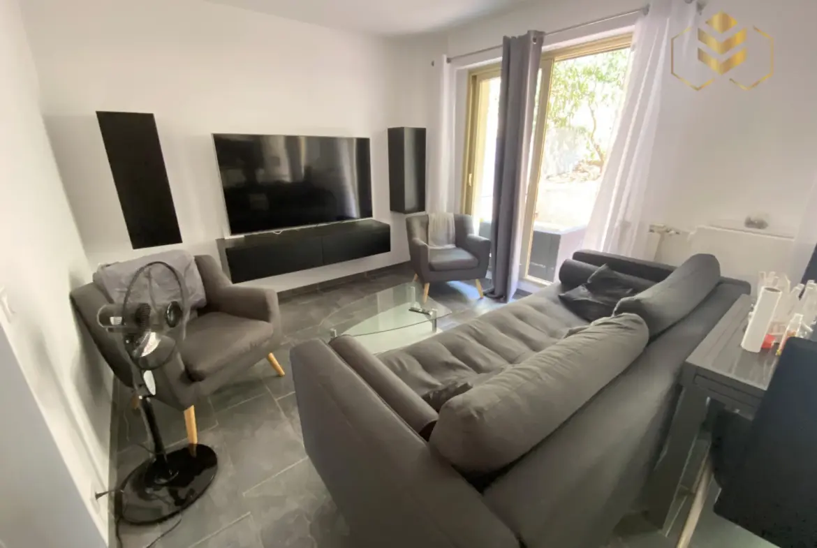 Appartement moderne et verdoyant à Menton avec 2 terrasses 