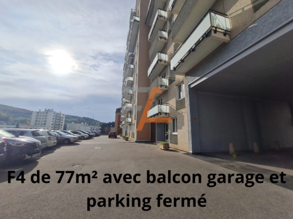 F4 à vendre - Bellevue Jomayére, 75 m² avec balcon et garage