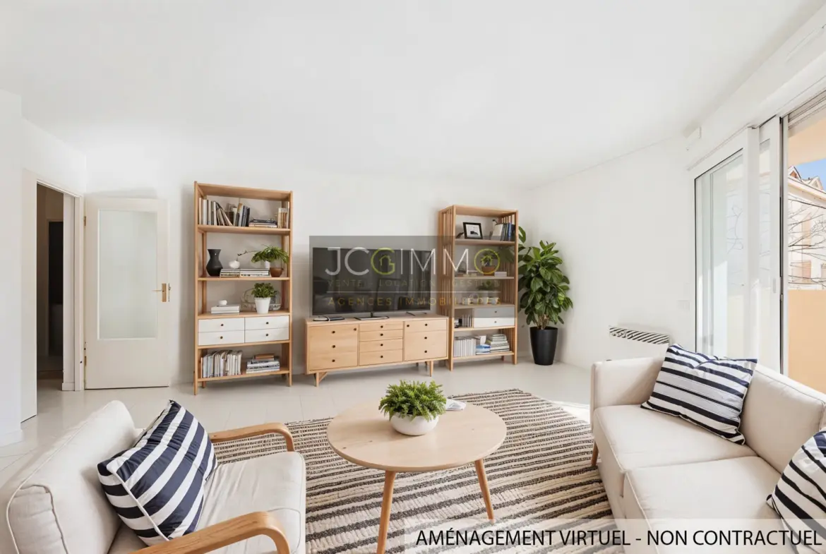 À vendre : Appartement T3 à Hyères avec ascenseur, balcon et parking 