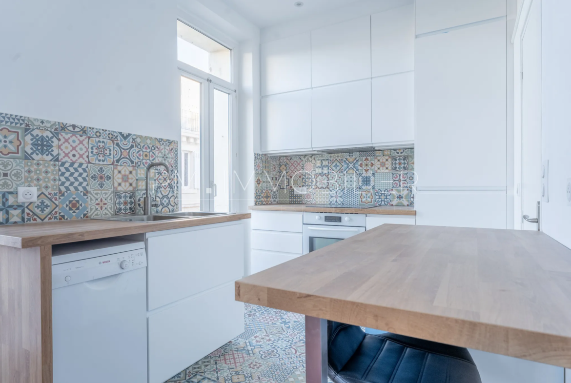 À vendre : Appartement T1 rénové dans le quartier du Camas, Marseille 