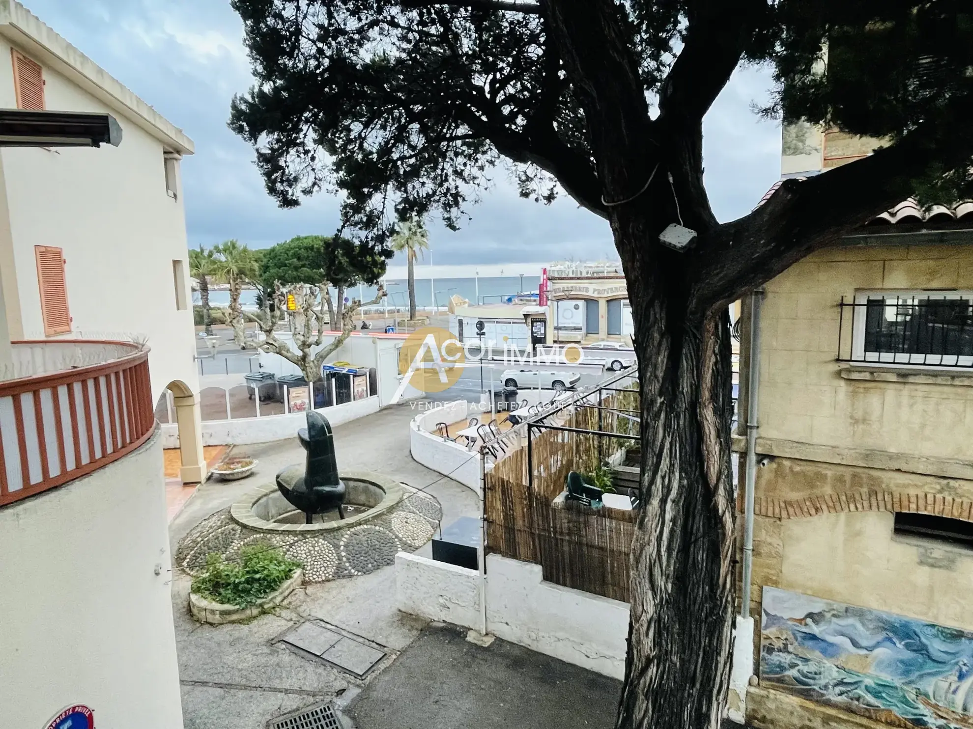 Appartement T2 avec grande terrasse vue mer à La Seyne sur Mer 