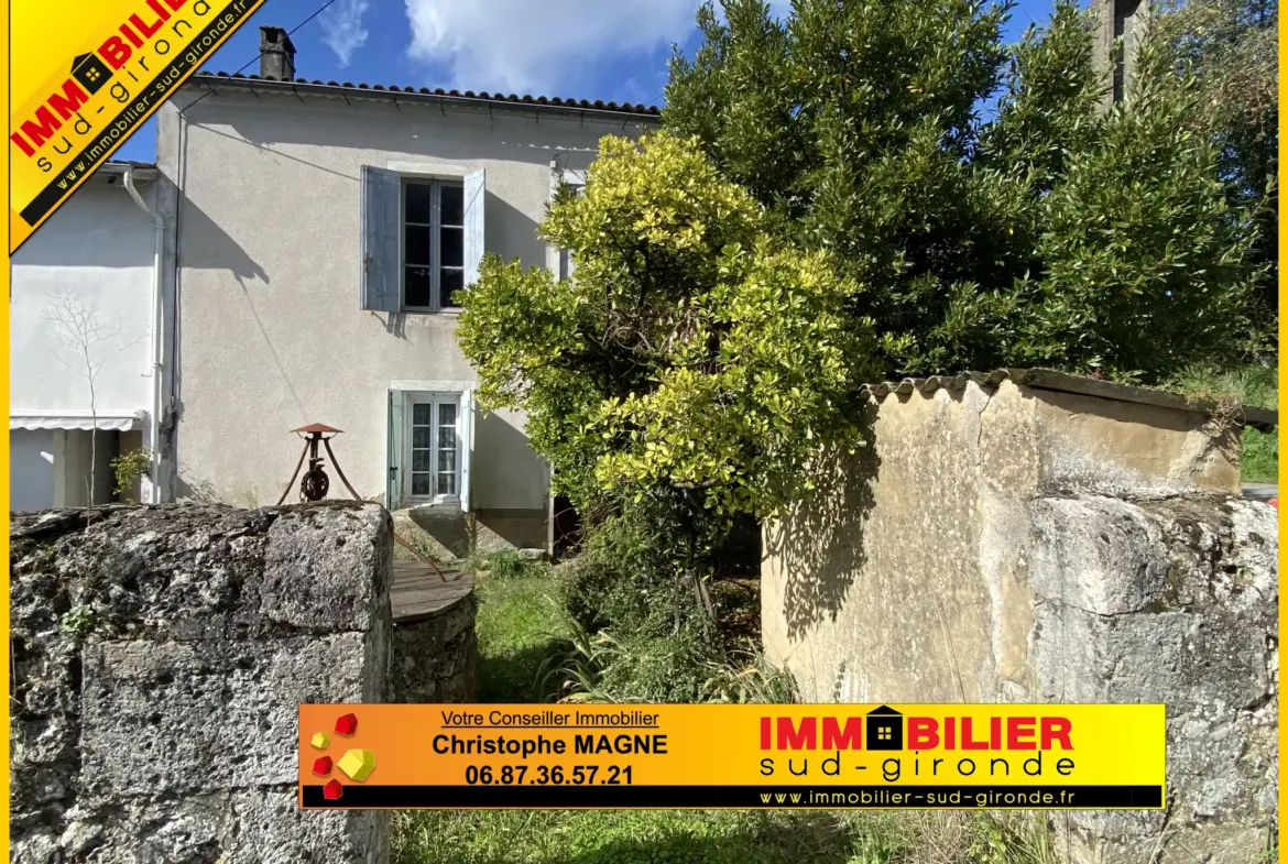 Maison de village en pierre à rénover à Sainte Croix du Mont 