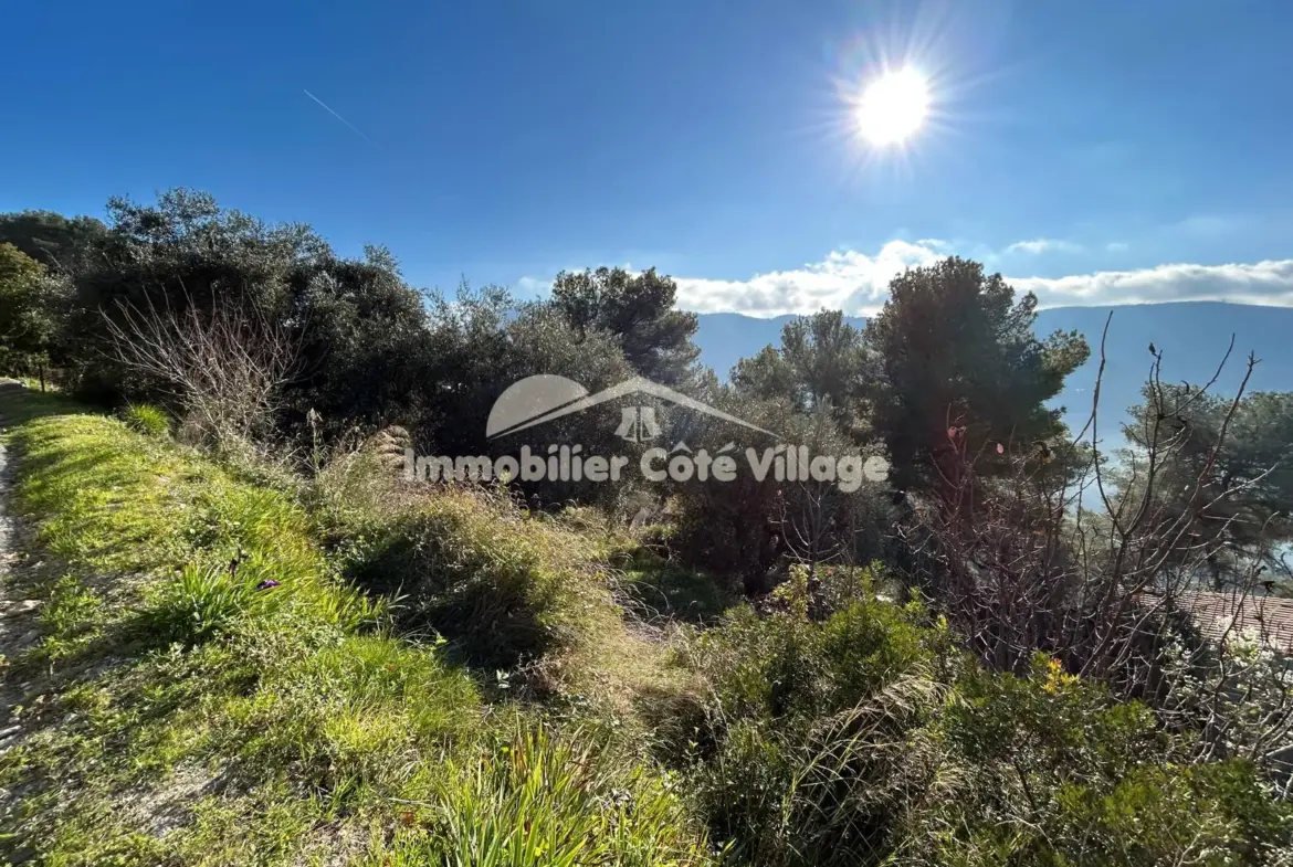 Terrain Constructible de 420 m² à Drap sur la Route de la Chapelle 