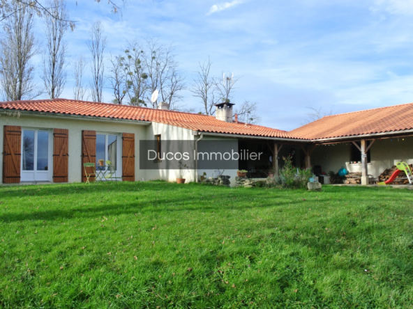 Maison de plain-pied à vendre à Marmande avec terrasse et garage