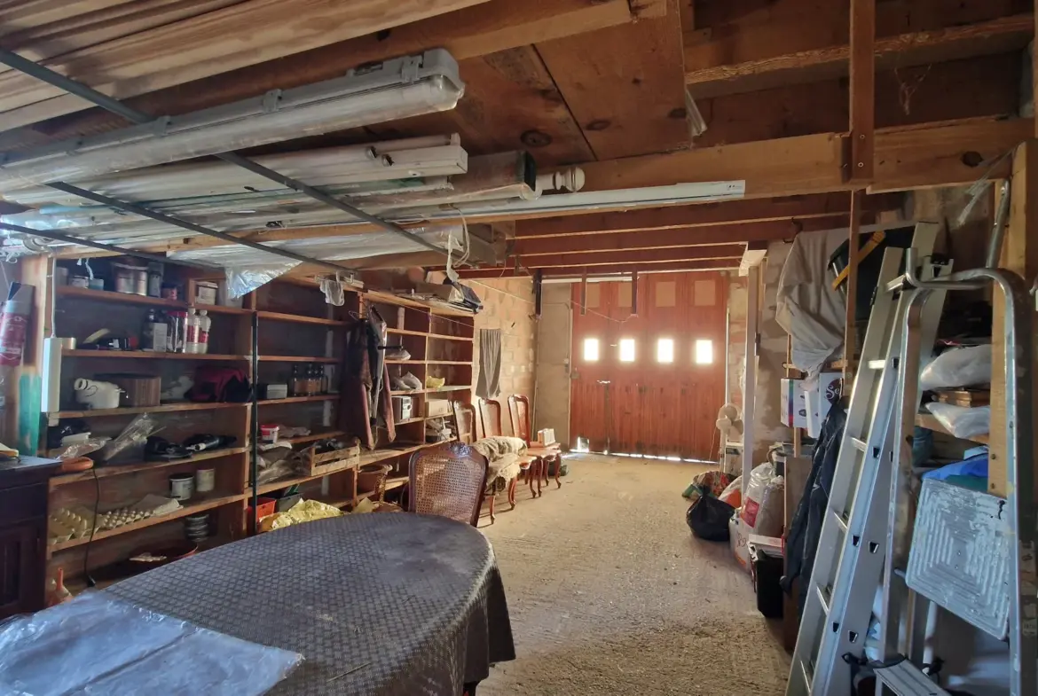 Maison de plain-pied à Cudos près de Bazas avec terrain constructible 