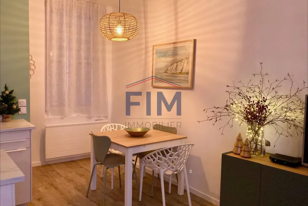 À vendre : Appartement F2 meublé au centre de Dieppe 