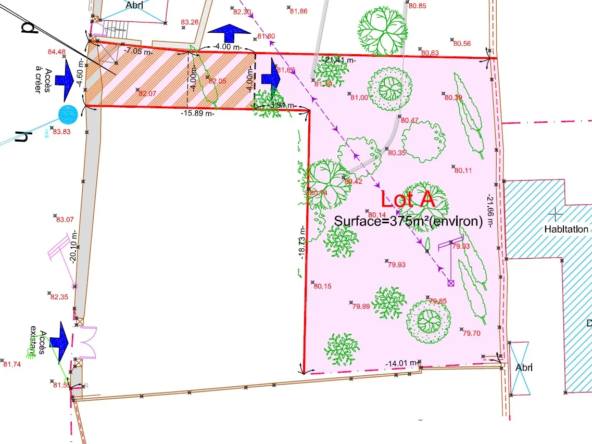 Terrain Constructible Viabilisé à Nîmes, Quartier La Gazelle