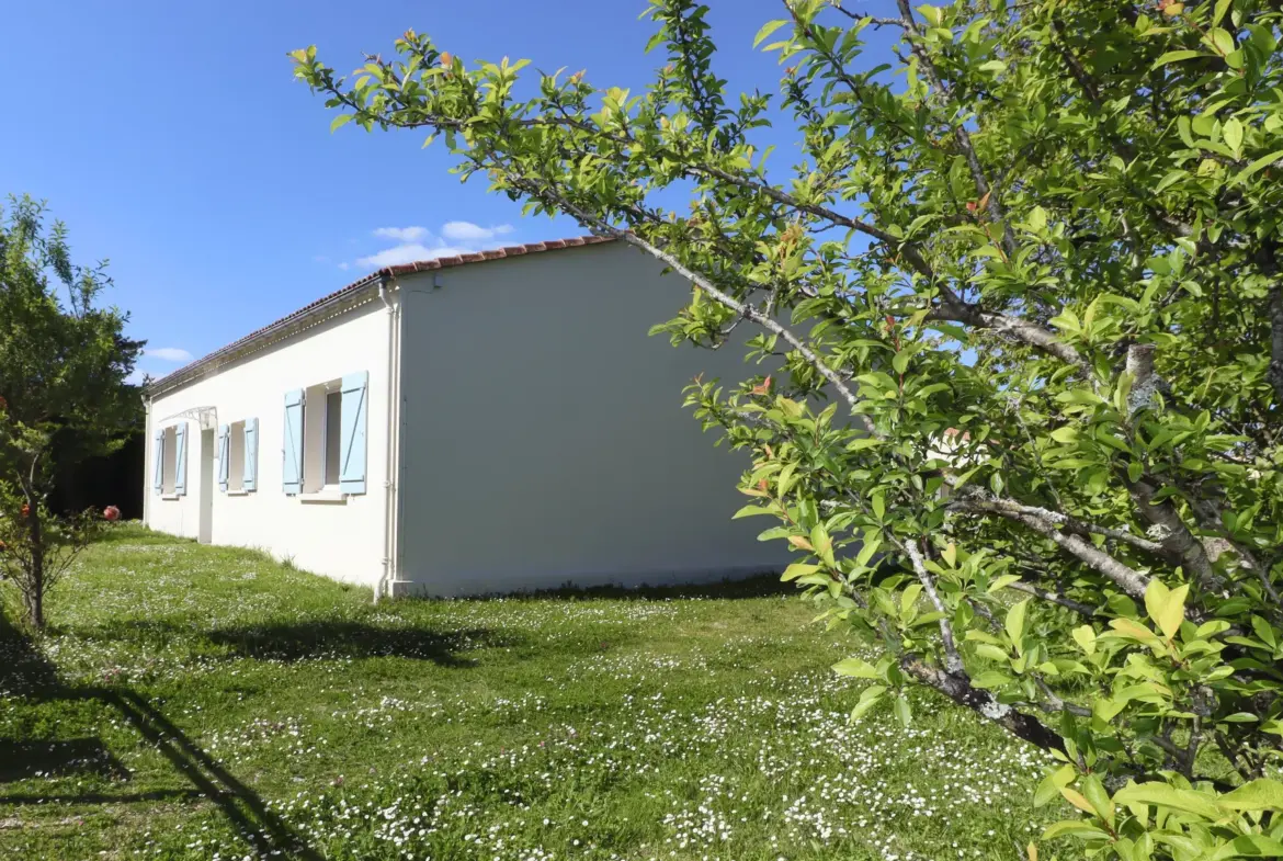 Charmante maison de plain-pied à Médis avec jardin et garage 