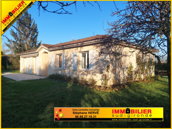 Maison à vendre près de Langon avec piscine