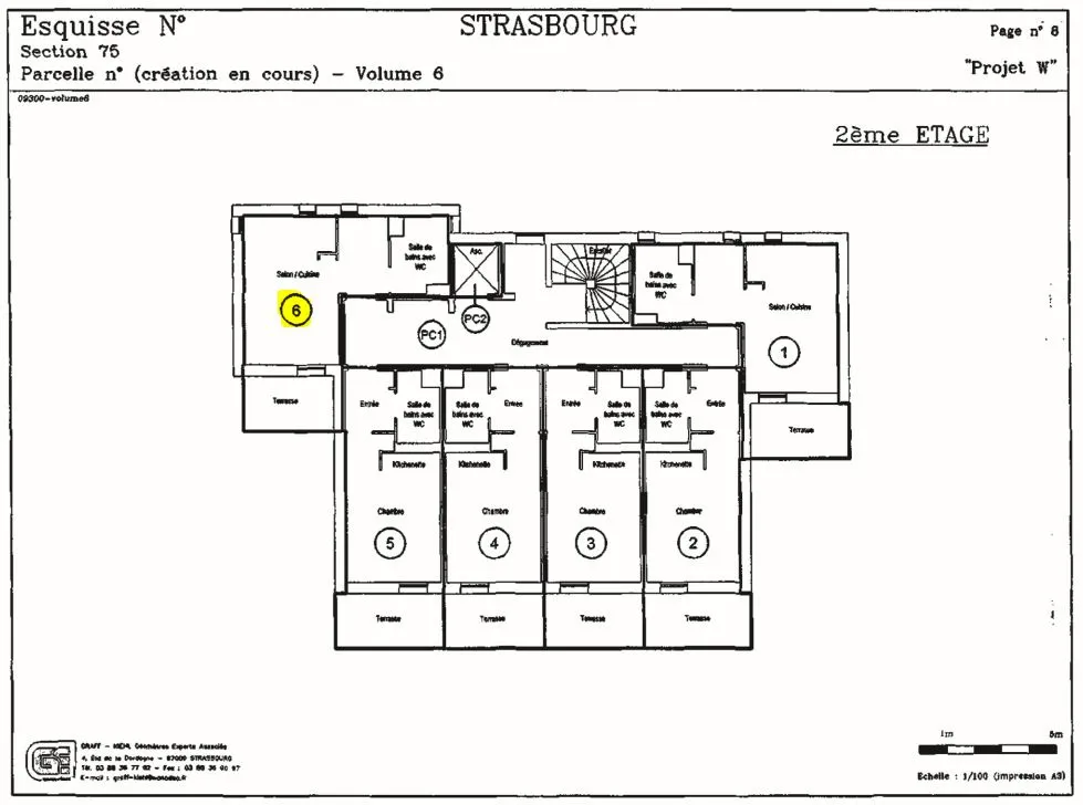 Studio lumineux à vendre à Strasbourg - Prox. École d'Architecture 