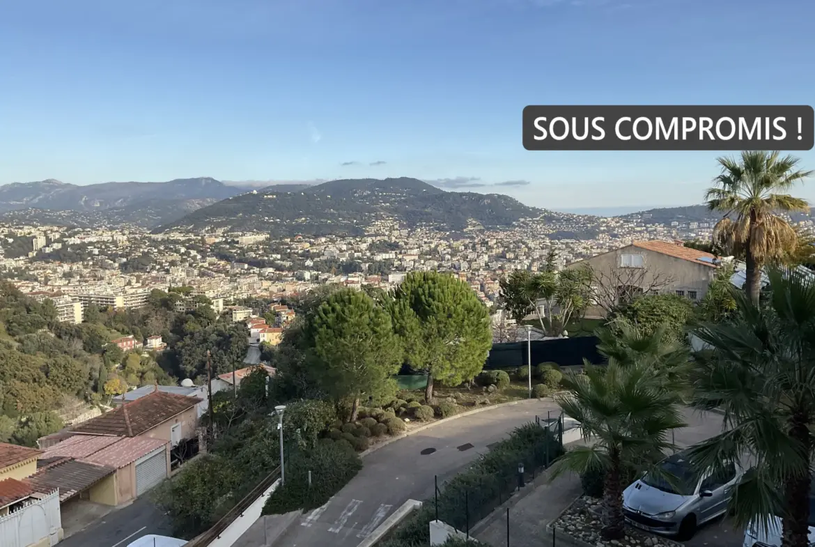 Studio meublé avec superbe vue dégagée à Saint Pierre de Féric 