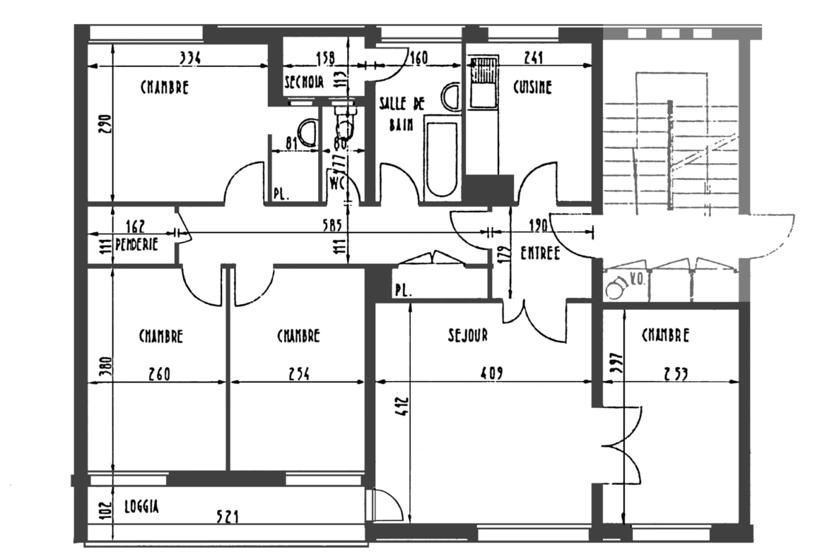 À vendre : Appartement F5 à Créteil près du métro 