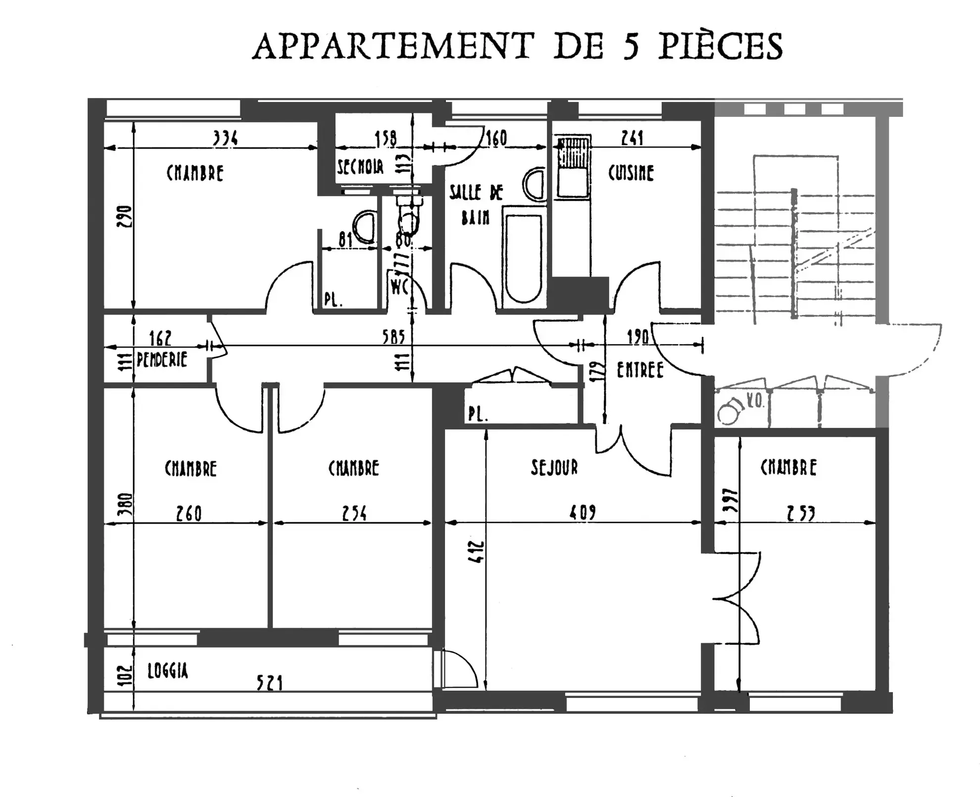 À vendre : Appartement F5 à Créteil près du métro 