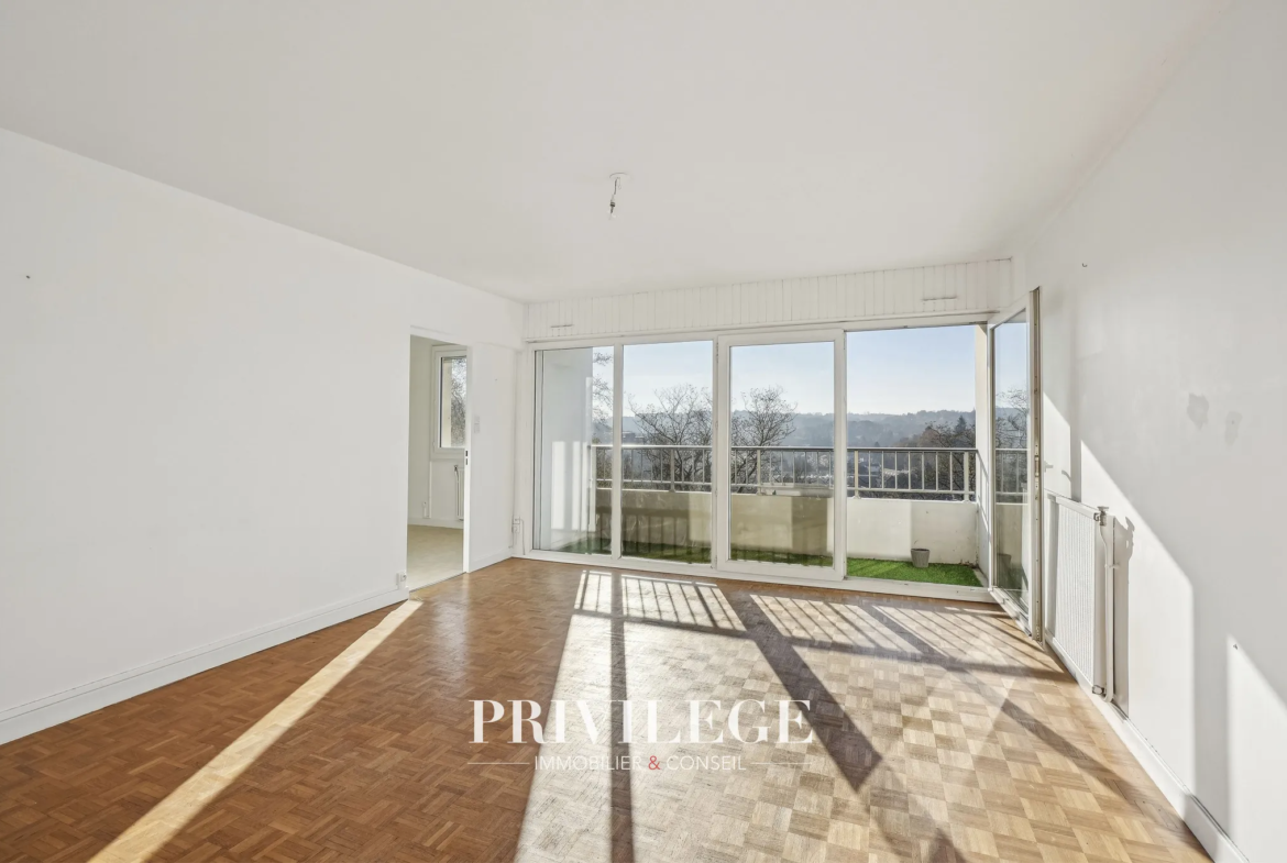 Appartement T3 à vendre - 72 m² avec 2 Balcons et Piscine à Ste Foy les Lyon 