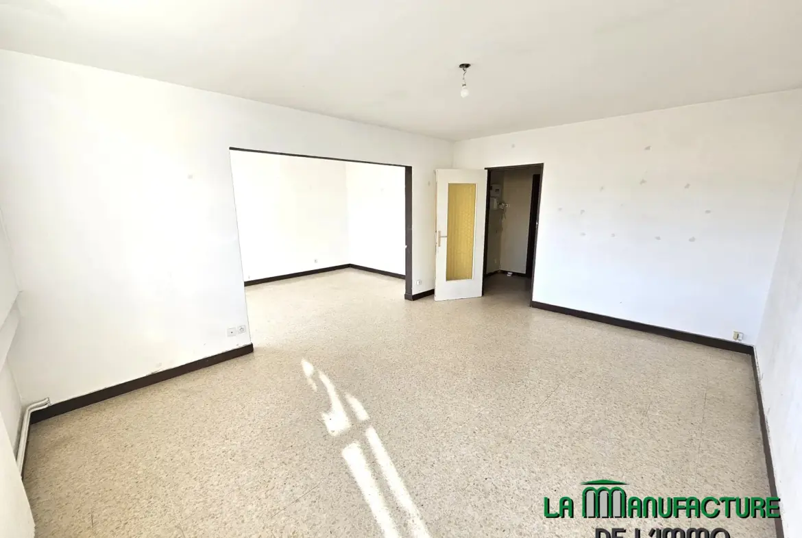 Vente appartement F4 traversant à Saint-Étienne Valbenoite proche Centre Deux 