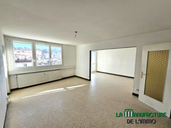 Vente appartement F4 traversant à Saint-Étienne Valbenoite proche Centre Deux