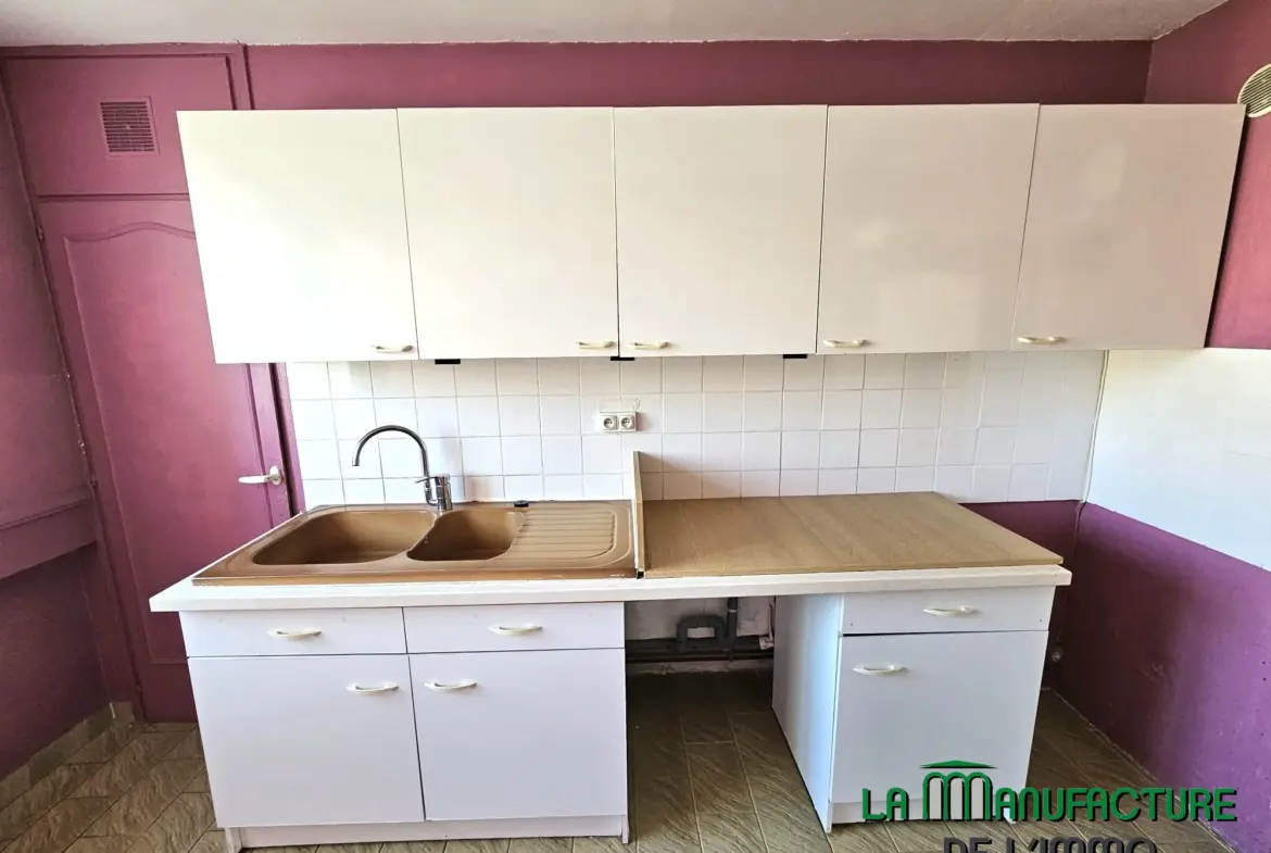 Vente appartement F4 traversant à Saint-Étienne Valbenoite proche Centre Deux 