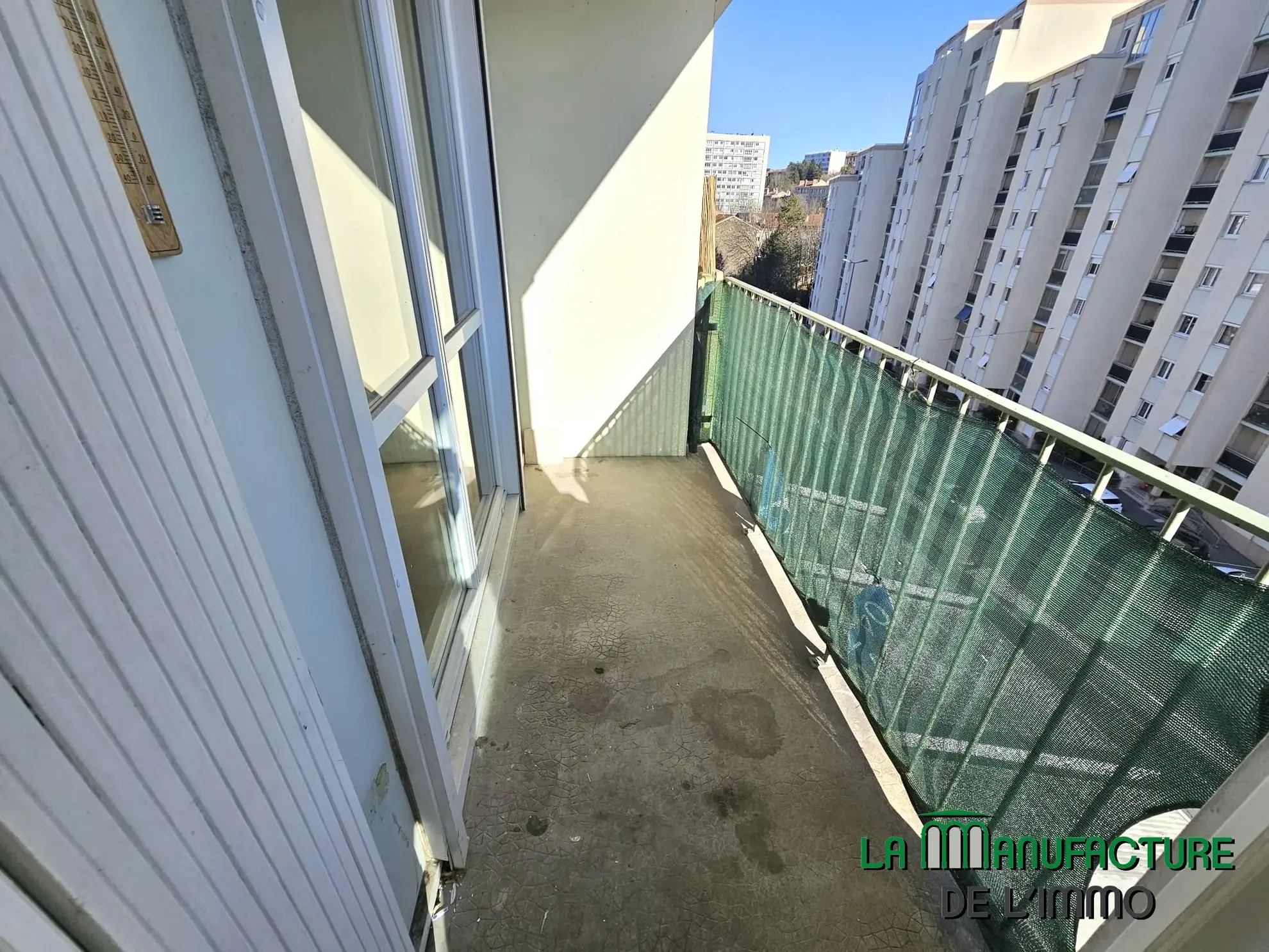 Vente appartement F4 traversant à Saint-Étienne Valbenoite proche Centre Deux 