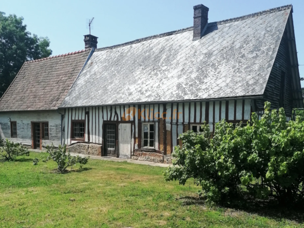 Longère à rénover à Auppegard avec jardin d'agrément