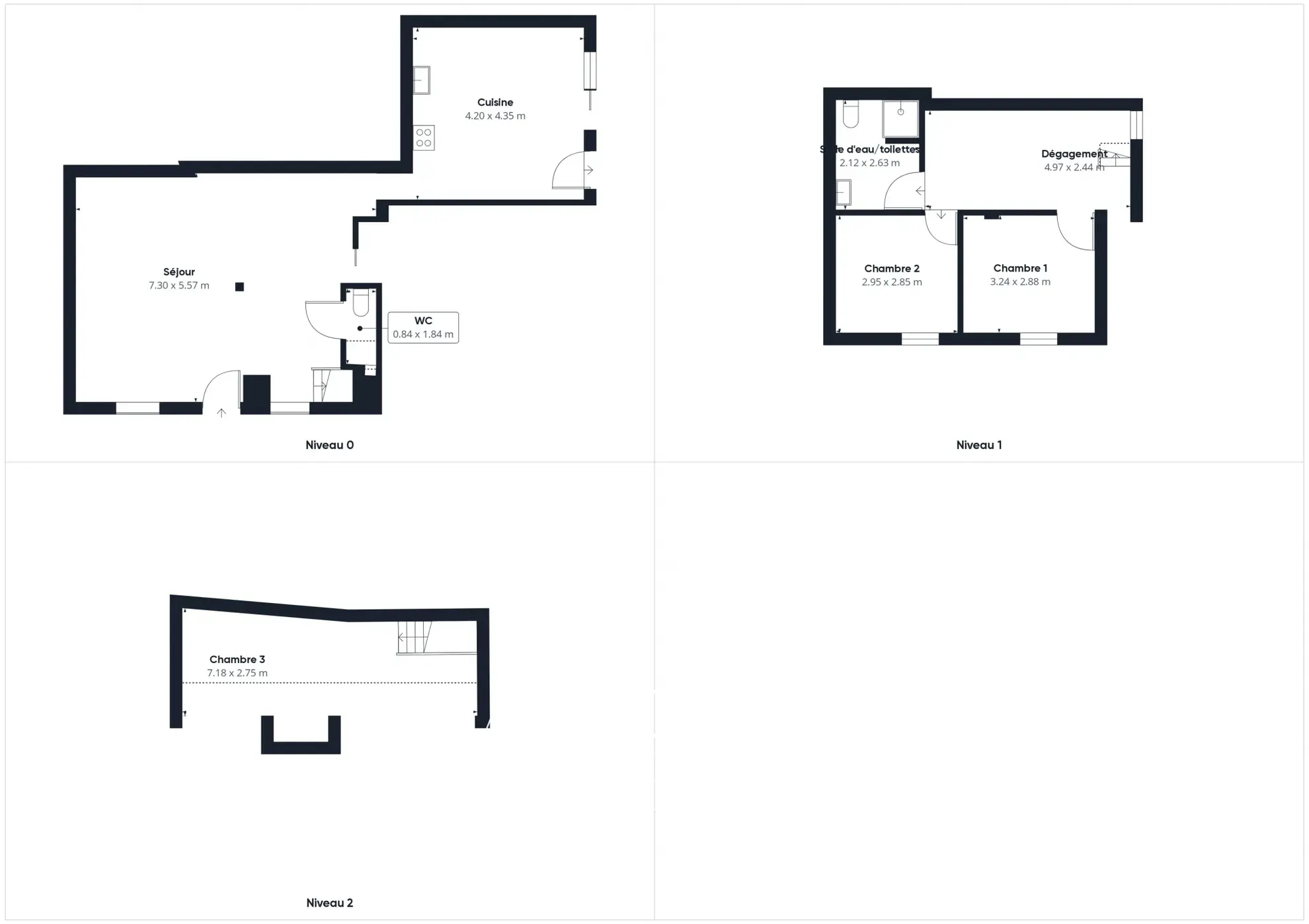 Maison 2/3 chambres avec jardin et garage à La Montagne 