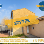 Villa R+1 de 90m² avec 4 chambres et piscine au Pouzin