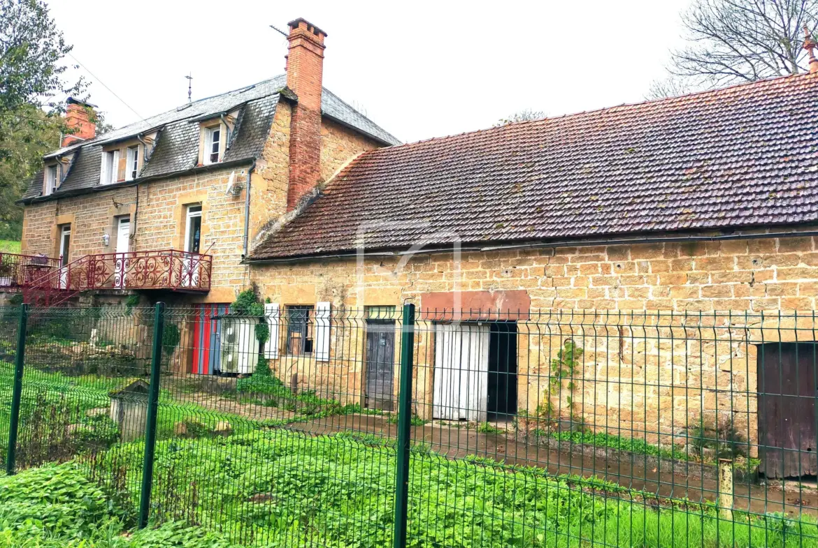 Agréable maison avec grange à Vignon en Quercy 