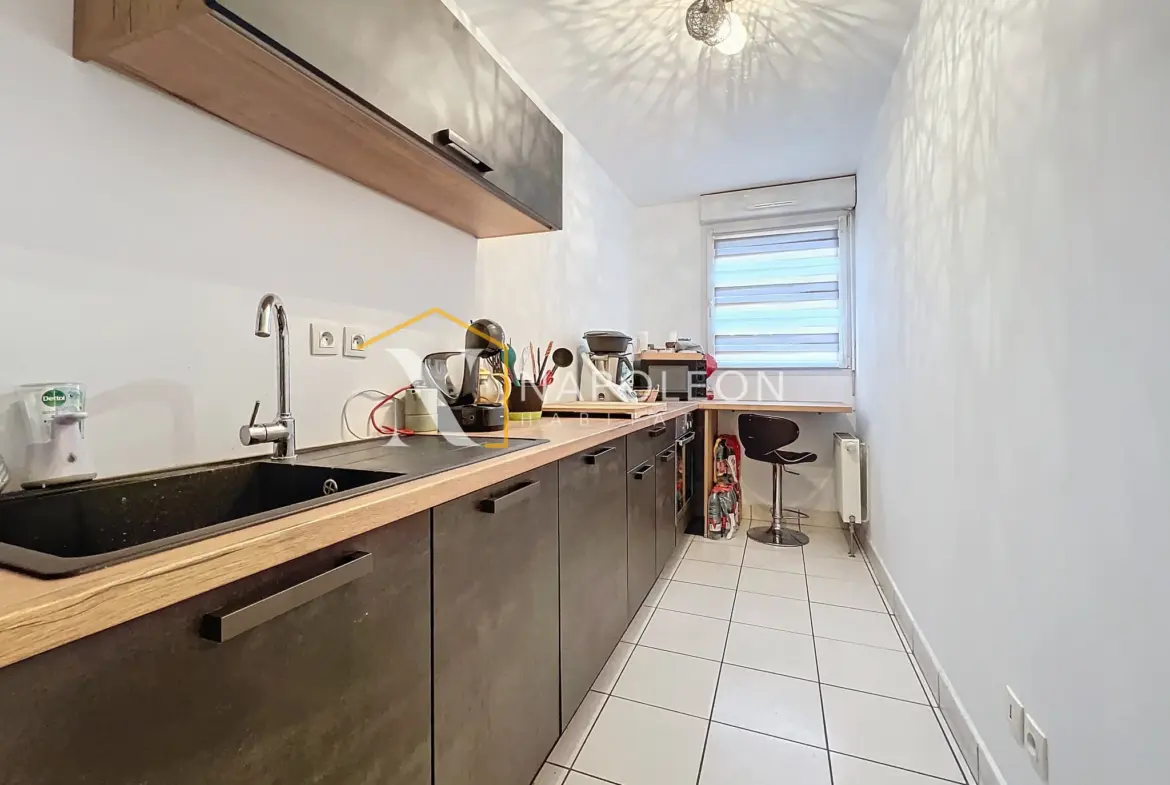 À vendre : Appartement T3 récent en rez-de-chaussée avec garage à Loos 