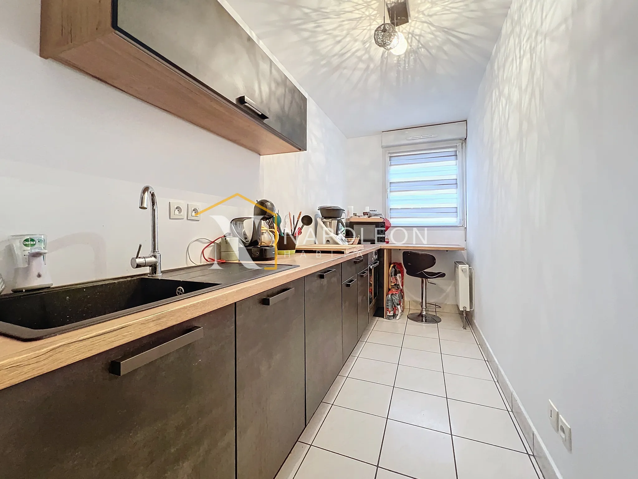 À vendre : Appartement T3 récent en rez-de-chaussée avec garage à Loos 