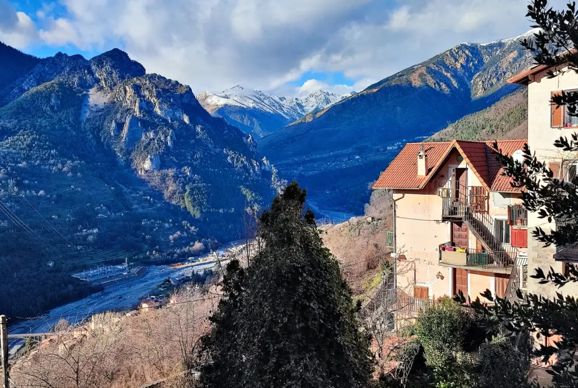 Bel appartement meublé avec terrasse et vue panoramique à Belvédère 