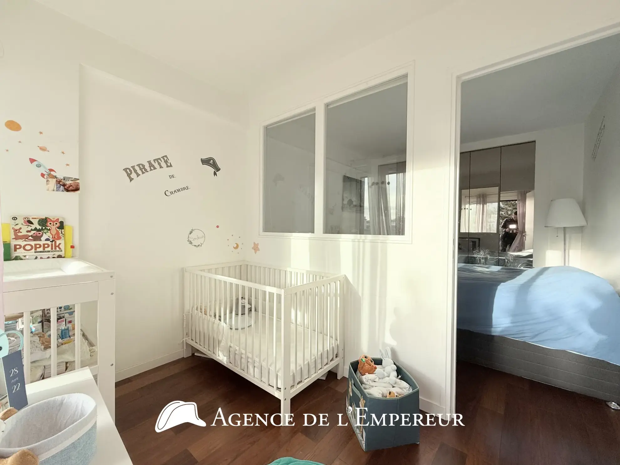 Grand appartement deux-pièces lumineux à Rueil-Malmaison 