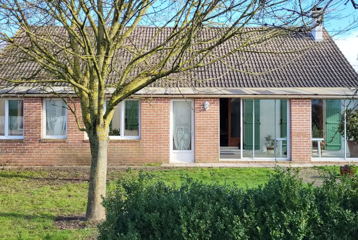 Pavillon Individuel Plain-Pied 4 Chambres à Nouvion, proche Baie de Somme 