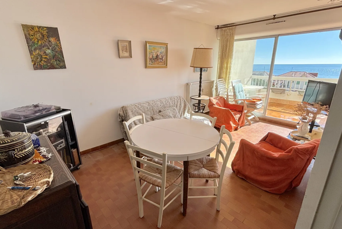 Vente Appartement F2 à Carnon-Plage avec Terrasse et Vue Mer 