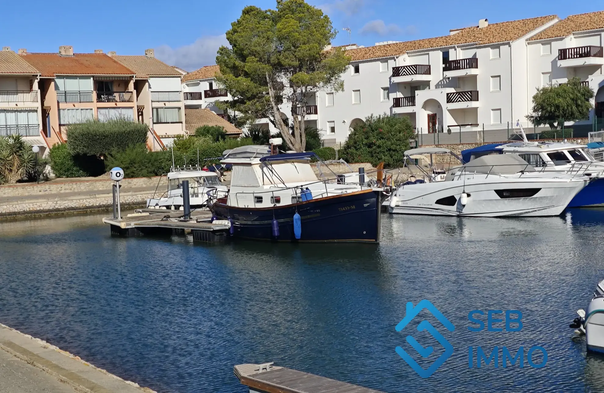 Appartement 2 pièces meublé avec vue sur la lagune à St Cyprien 