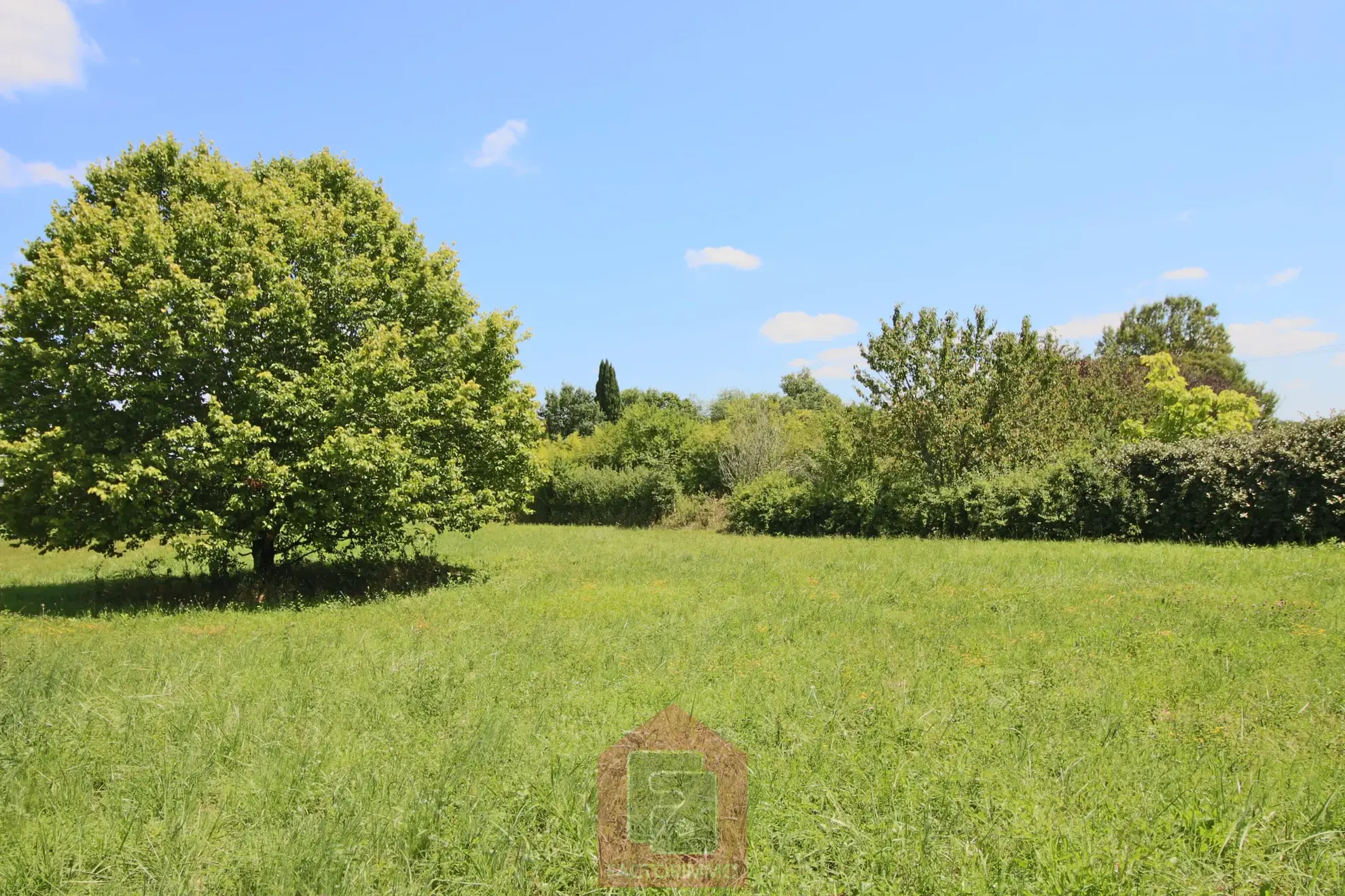 Terrain constructible de 3400 m2 à Puy l'Evêque 