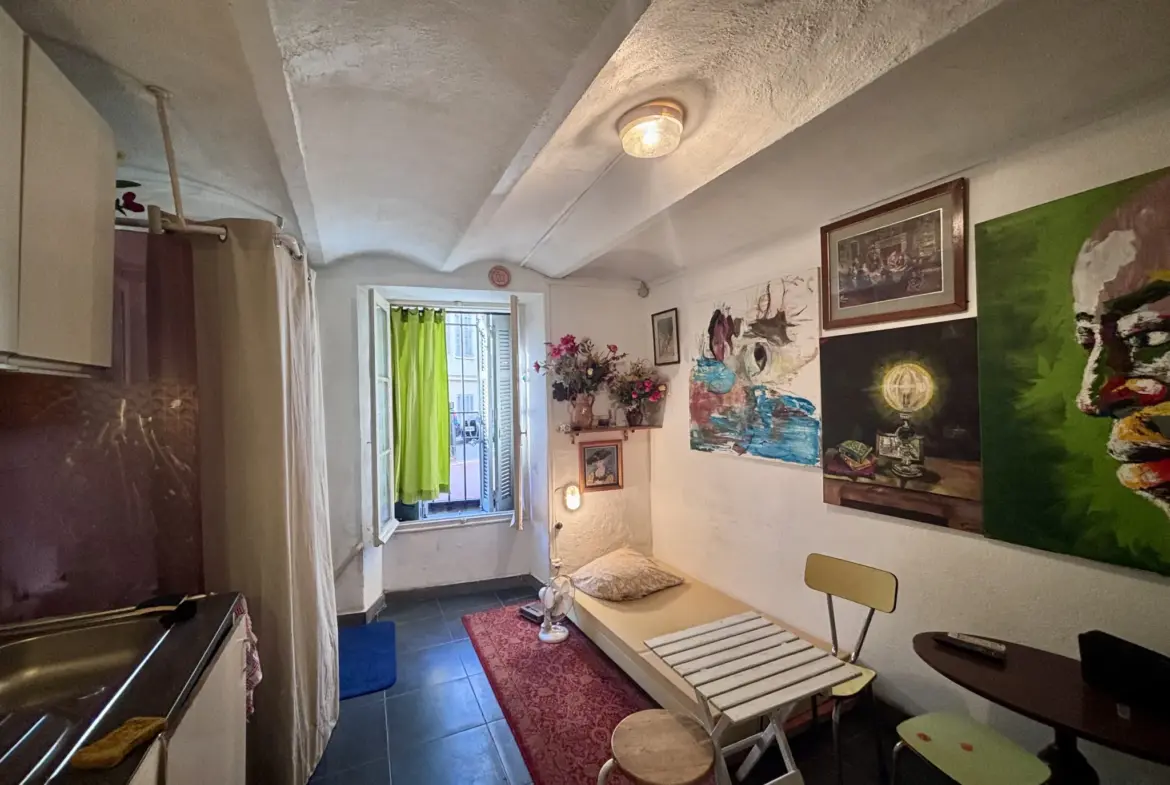 Investissement locatif à Cannes: Appartement de 13 m² au Bas Saint-Nicolas 