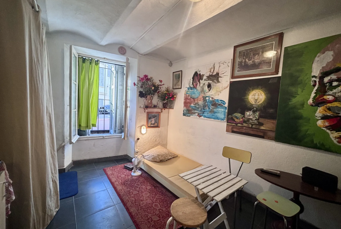 Investissement locatif à Cannes: Appartement de 13 m² au Bas Saint-Nicolas 