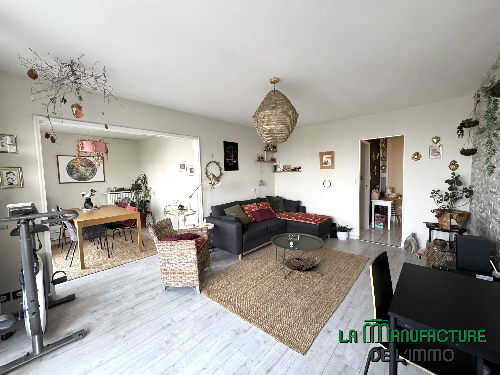 Appartement F4 à vendre à Villeboeuf le Haut, Saint-Étienne 