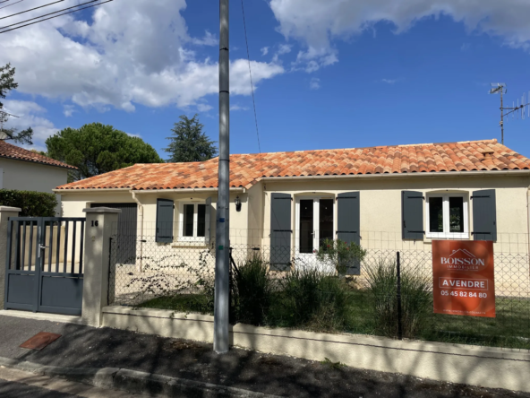 Charmante maison de plain-pied avec jardin à Cognac