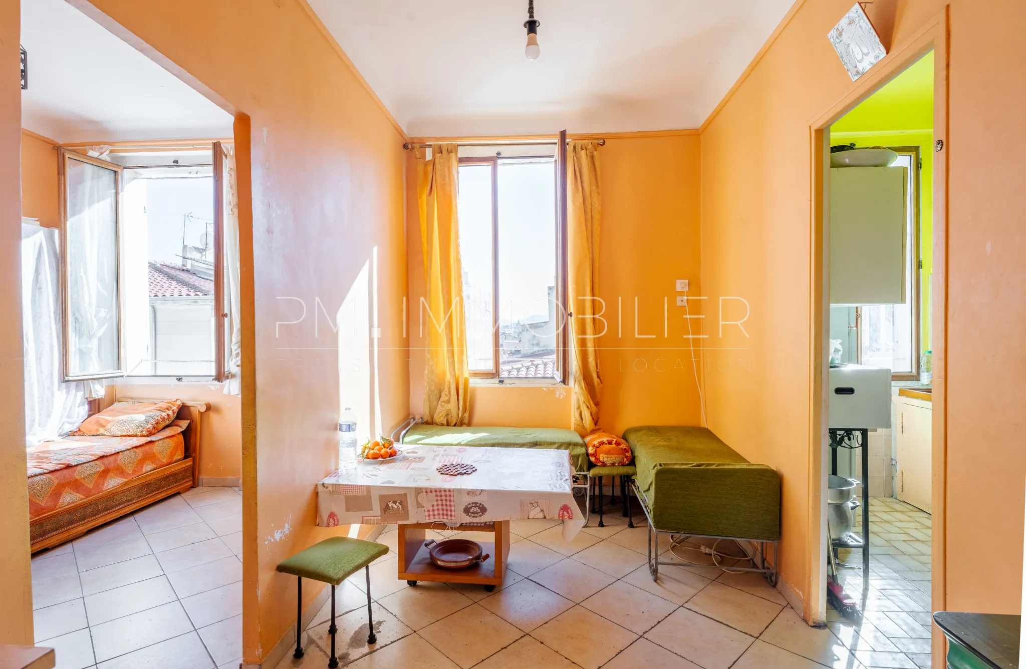 À vendre : Appartement T2 de 37 m² à Belsunce, Marseille 