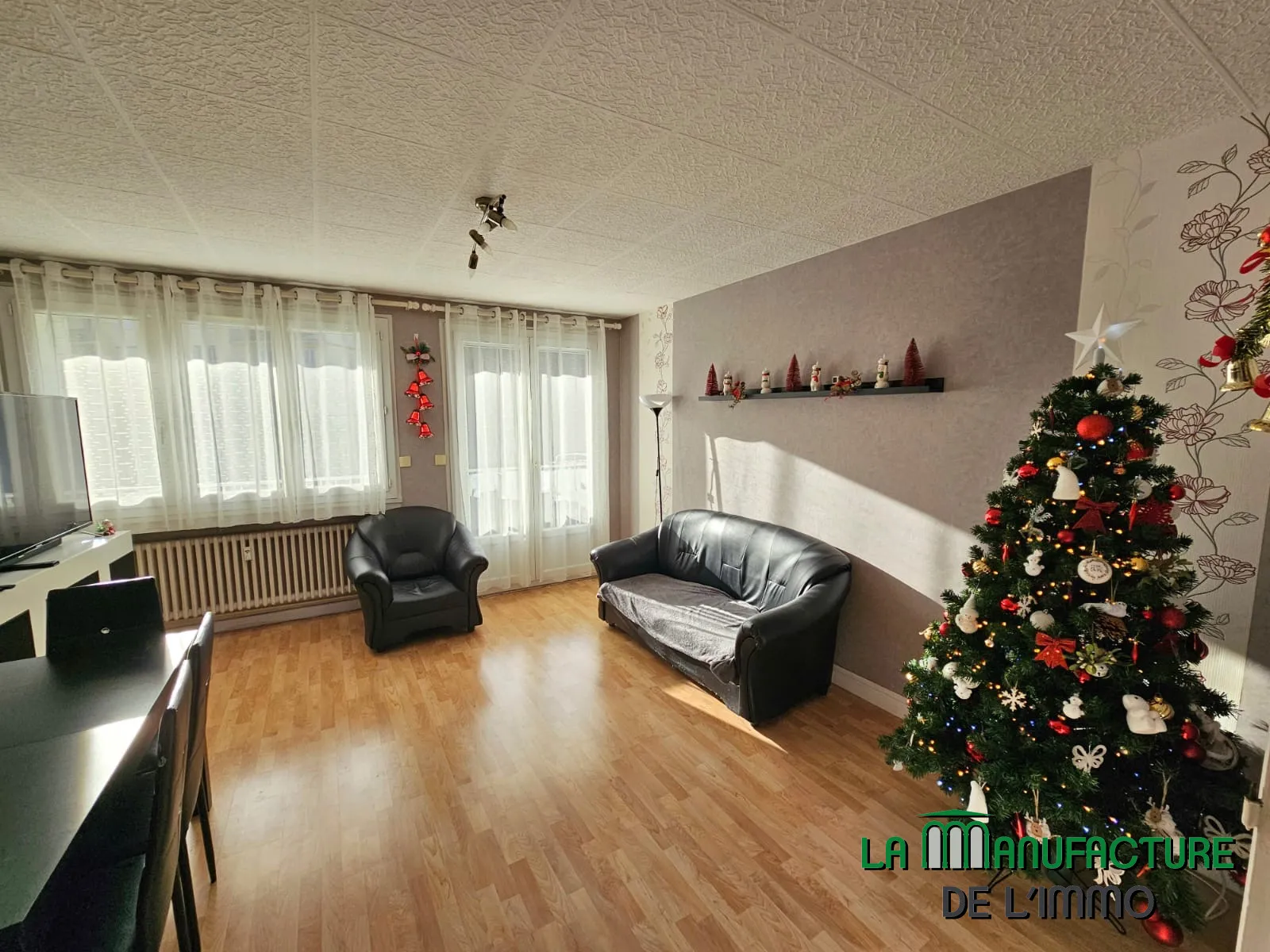 À vendre : Appartement F3 à Saint-Étienne avec balcon, cave et garage 