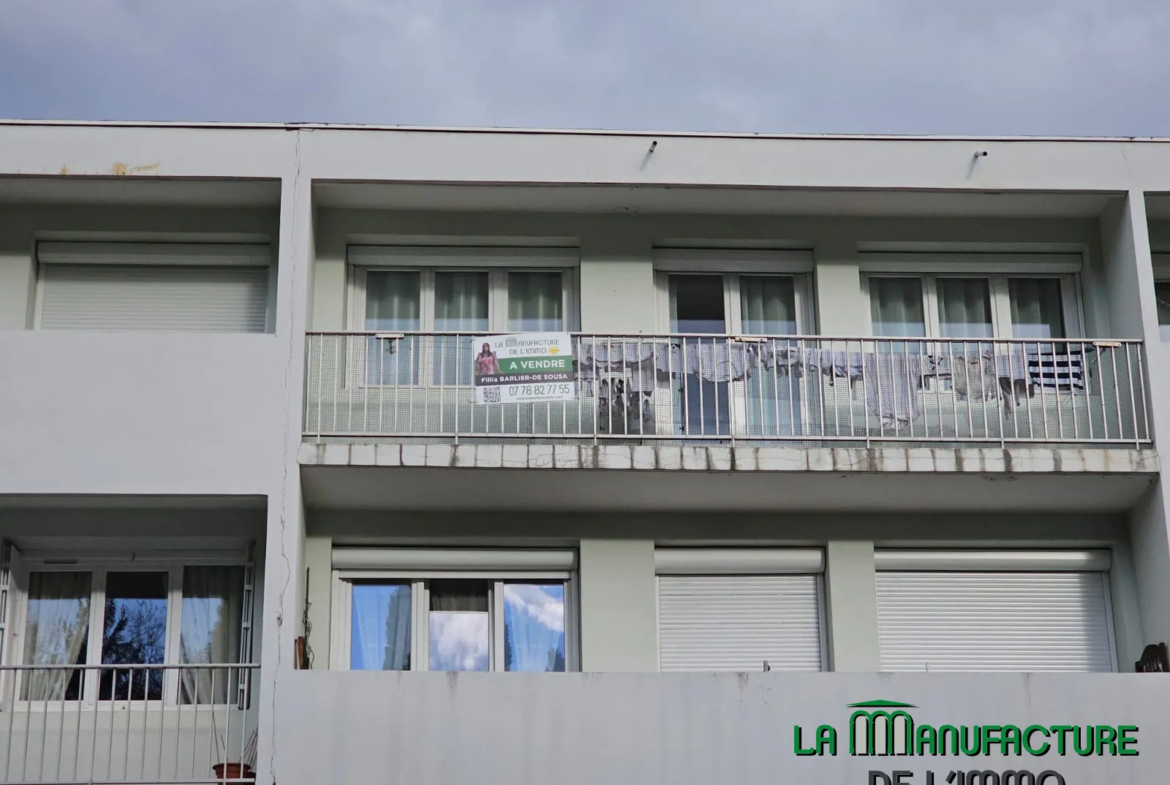 À vendre : Appartement F3 à Saint-Étienne avec balcon, cave et garage 